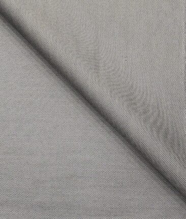 Marcellino Men's Terry Rayon Very Shiny Structured Party Wear Unstitched Suiting Fabric (Light Silver Grey)