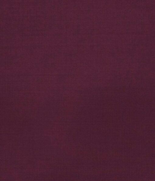 Marcellino Men's Terry Rayon Solids Unstitched Suiting Fabric (Plum Purple)
