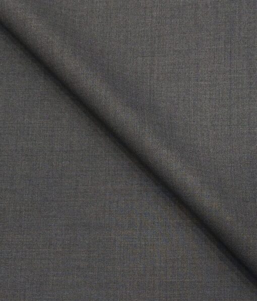 Marcellino Men's Terry Rayon Self Design Unstitched Suiting Fabric (Worsted Grey)