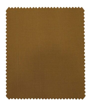 Marcellino Men's Terry Rayon Self Checks Unstitched Suiting Fabric (Mustard Yellow)