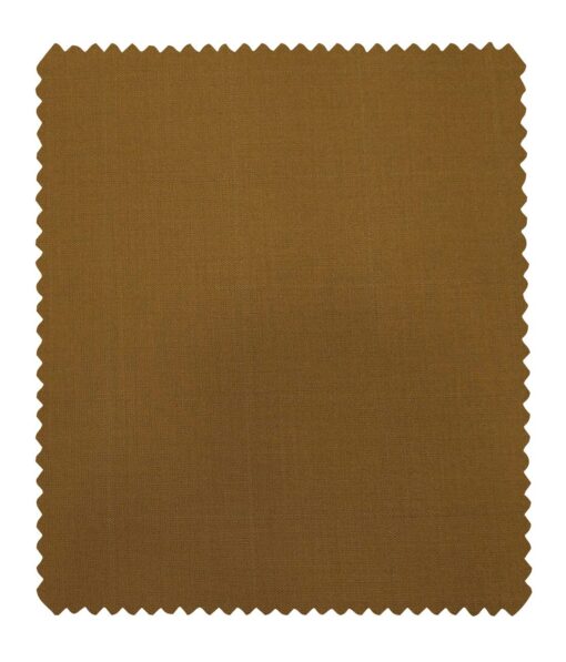 Marcellino Men's Terry Rayon Self Checks Unstitched Suiting Fabric (Mustard Yellow)