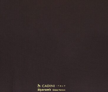 Cadini Men's Terry Rayon Unstitched Oxford Weave Suiting Fabric (Dark Wine)