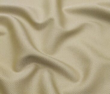 Cadini Men's Terry Rayon Unstitched Oxford Weave Suiting Fabric (Oat Beige)