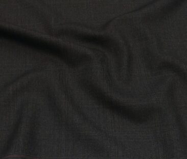 Cadini Men's Terry Rayon Unstitched Self Broad Checks Suiting Fabric (Blackish Grey)