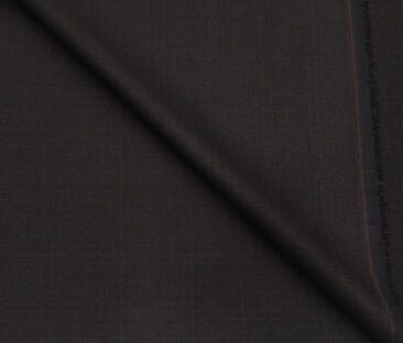 Cadini Men's Terry Rayon Unstitched Self Broad Checks Suiting Fabric (Dark Wine)