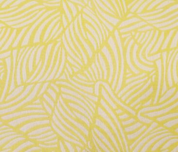 Don & Julio Men's Terry Rayon Unstitched Jacquard Suiting Fabric (Yellow)