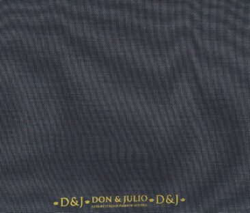 Don & Julio Terry Rayon Unstitched Dotted Structured Suiting Fabric (Dark Blue)