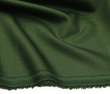 Don & Julio Terry Rayon Unstitched Structured Suiting Fabric (Bright Green)