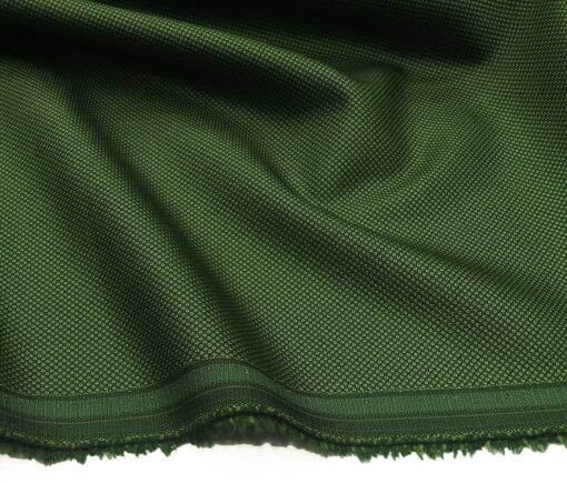 Don & Julio Terry Rayon Unstitched Structured Suiting Fabric (Bright Green)