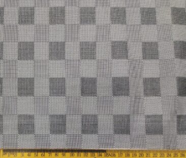 J.Hampstead Men's Velvet Unstitched Printed Suiting Fabric (Grey)