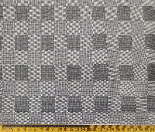 J.Hampstead Men's Velvet Unstitched Printed Suiting Fabric (Grey)