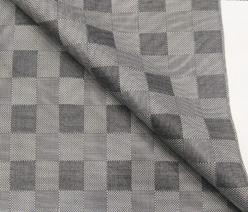 J.Hampstead Men's Velvet Unstitched Printed Suiting Fabric (Grey)