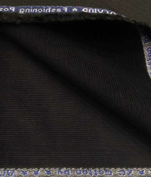 Arvind Men's Cotton Non-Stretchable Unstitched 1.50 Meter Corduroy Trouser Fabric (Dark Brown)