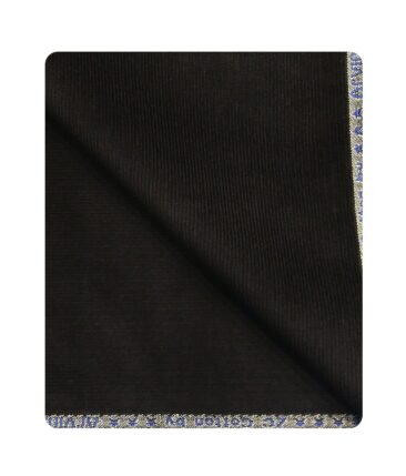 Arvind Men's Cotton Non-Stretchable Unstitched 1.50 Meter Corduroy Trouser Fabric (Dark Brown)