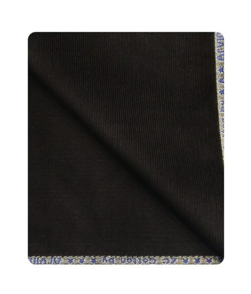 Arvind Men's Cotton Non-Stretchable Unstitched 1.50 Meter Corduroy Trouser Fabric (Dark Brown)