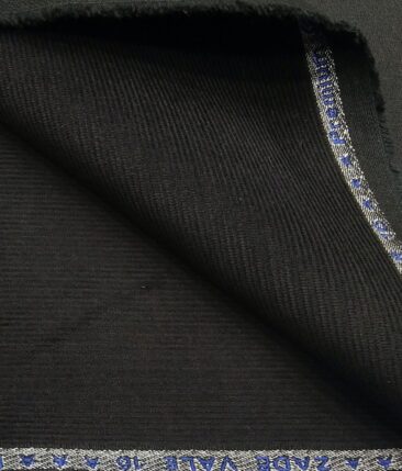 Arvind Men's Cotton Non-Stretchable Unstitched 1.50 Meter Corduroy Trouser Fabric (Dark Grey)
