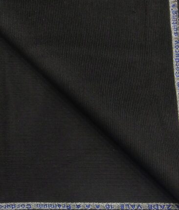 Arvind Men's Cotton Non-Stretchable Unstitched 1.50 Meter Corduroy Trouser Fabric (Dark Grey)
