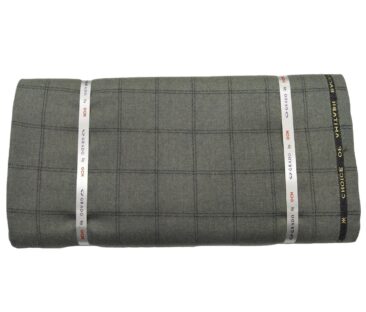 OCM Men's Wool Black Checks 2 Meter Unstitched Tweed Jacketing & Blazer ...