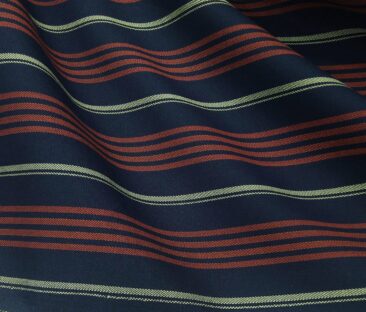 Monza Men's Cotton H 1.60 Meter Unstitched Shirt Fabric (Dark Blue)