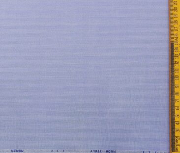 Monza Men's Cotton Herringbone 1.60 Meter Unstitched Shirt Fabric (Sky Blue)