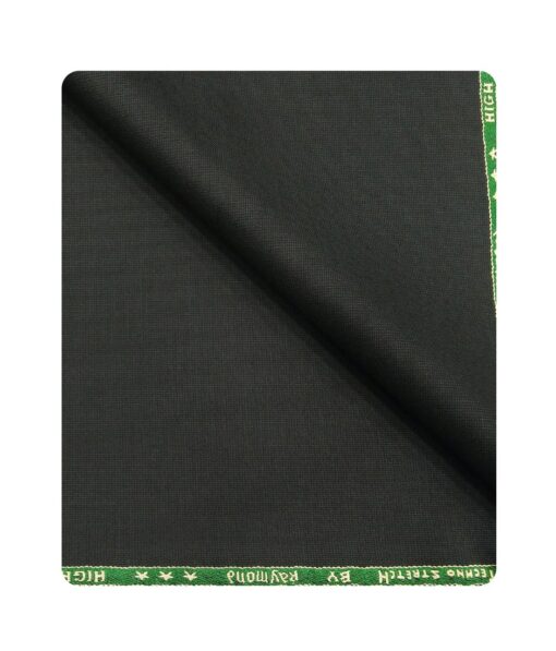Raymond Men's Poly Viscose Techno Stretch Unstitched Structured Suiting Fabric (Dark Green)