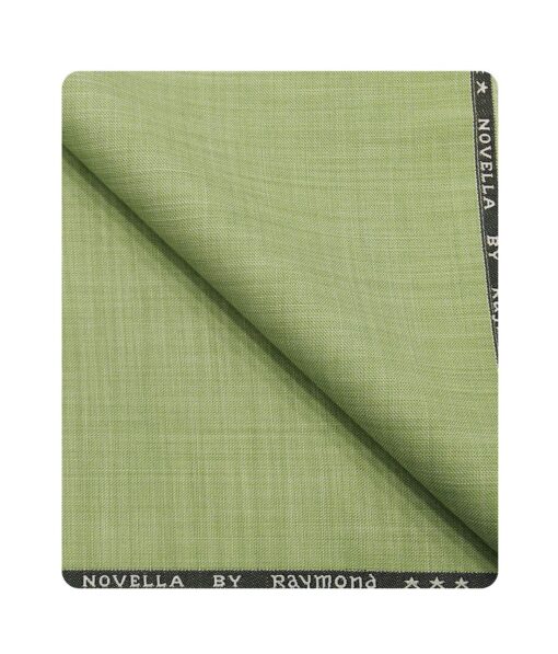Raymond Men's Poly Viscose Unstitched Self Design Suiting Fabric (Light Green)