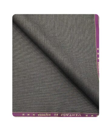 Raymond Men's Poly Viscose Unstitched Structured Suiting Fabric (Grey)