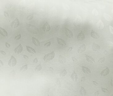 Bombay Rayon Men's Cotton Jacquard 1.60 Meter Unstitched Shirting Fabric (White)