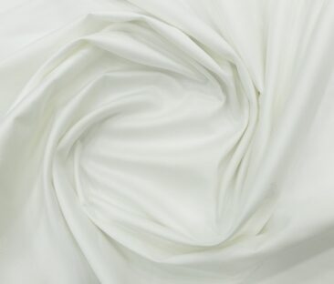 Bombay Rayon Men's Cotton Dobby 1.60 Meter Unstitched Shirting Fabric (White)