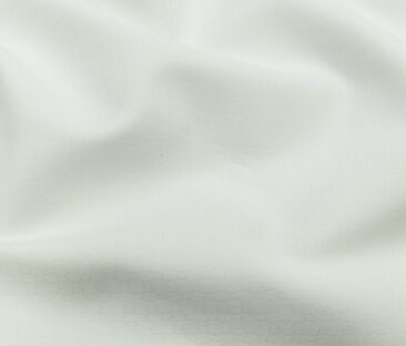 Raymond Men's Giza Cotton Jacquard 1.80 Meter Unstitched Shirting Fabric (White)