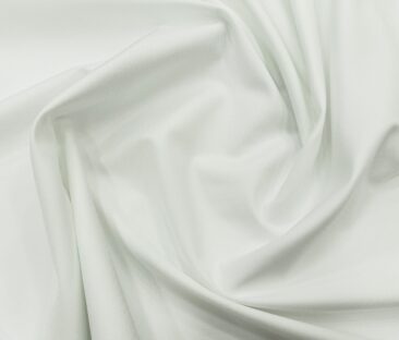 Raymond Men's Giza Cotton Jacquard 1.80 Meter Unstitched Shirting Fabric (White)