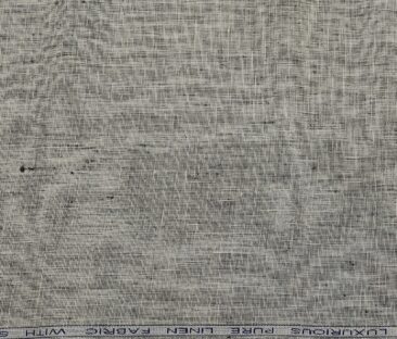 Raymond Men's Linen Structured 3 Meter Unstitched Suiting Fabric (Light Grey)
