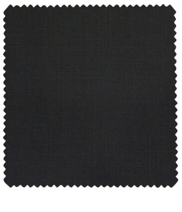 Raymond Men's Poly Viscose Unstitched Self Suiting Fabric (Black)