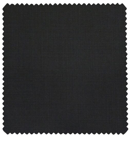Raymond Men's Poly Viscose Unstitched Self Suiting Fabric (Black)