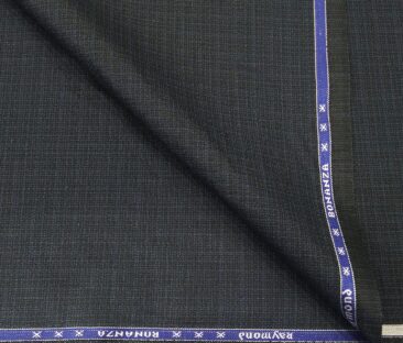 Raymond Men's Poly Viscose Unstitched Self Design Suiting Fabric (Blackish Blue)