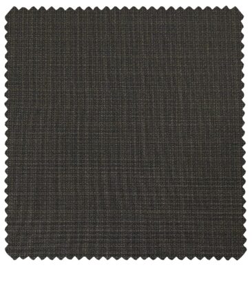 Raymond Men's Poly Viscose Unstitched Self Design Suiting Fabric (Blackish Brown)
