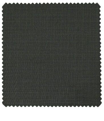 Raymond Men's Poly Viscose Unstitched Self Design Suiting Fabric (Blackish Green)