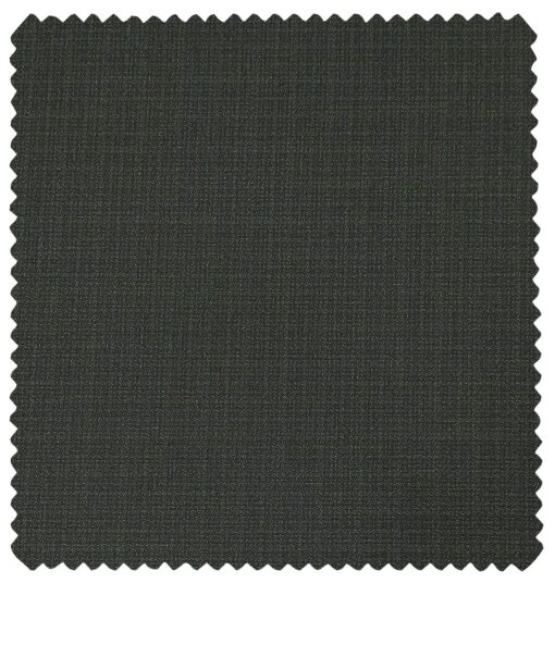 Raymond Men's Poly Viscose Unstitched Self Design Suiting Fabric (Blackish Green)