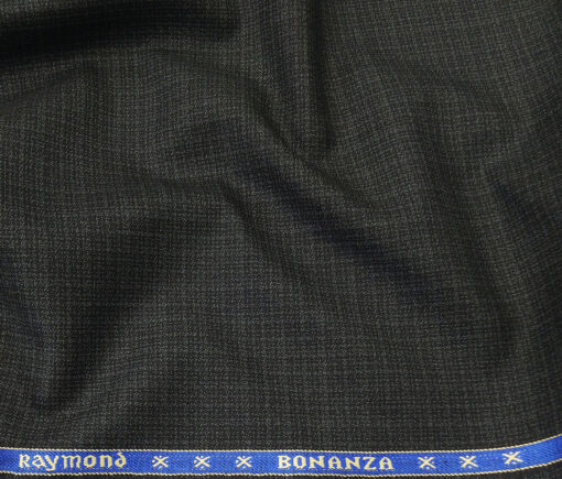 Raymond Men's Poly Viscose Unstitched Self Design Suiting Fabric (Blackish Grey)