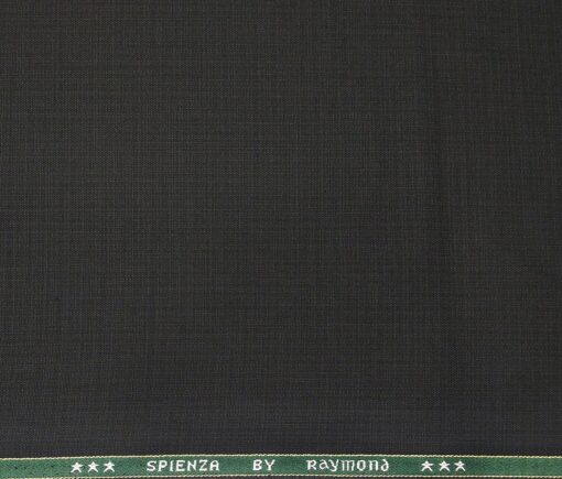 Raymond Men's Poly Viscose Unstitched Self Design Suiting Fabric (Black)