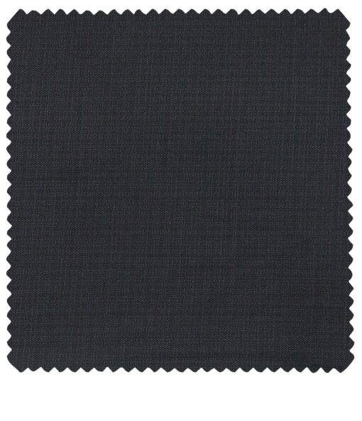 Raymond Men's Poly Viscose Unstitched Self Design Suiting Fabric (Dark Blue)