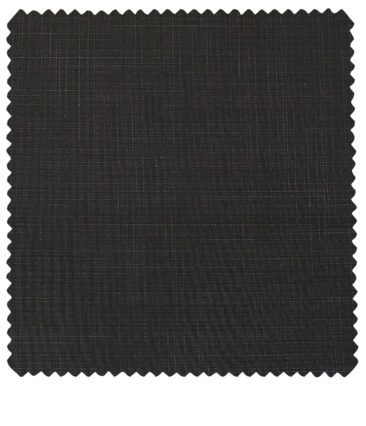 Raymond Men's Poly Viscose Unstitched Self Design Suiting Fabric (Black)