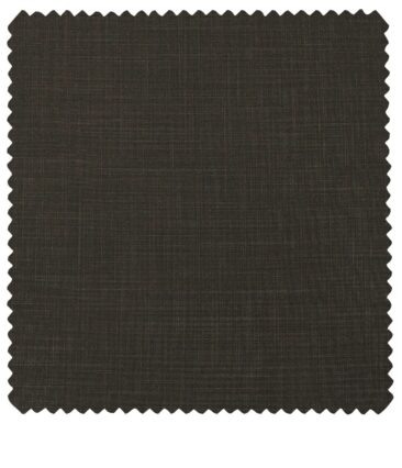 Raymond Men's Poly Viscose Unstitched Self Suiting Fabric (Brown)