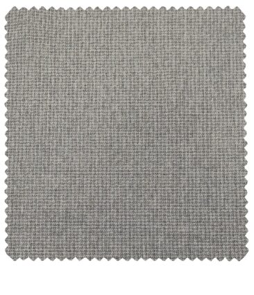 Raymond Men's Poly Viscose Unstitched Self Design Suiting Fabric (Light Worsted Grey)