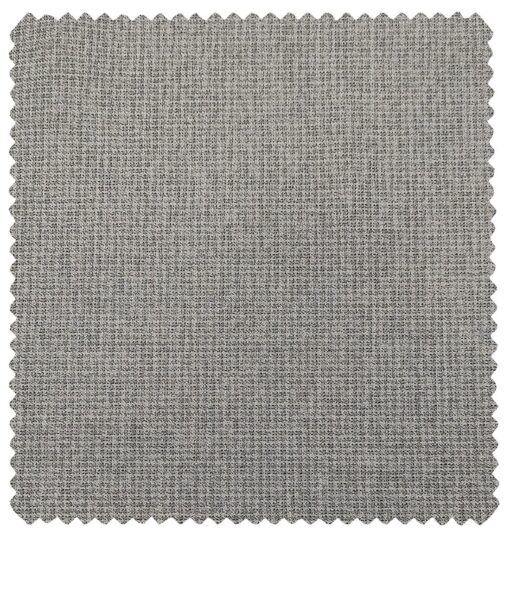 Raymond Men's Poly Viscose Unstitched Self Design Suiting Fabric (Light Worsted Grey)