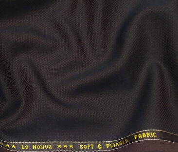 Raymond Men's Poly Viscose Unstitched Structured Suiting Fabric (Dark Wine)