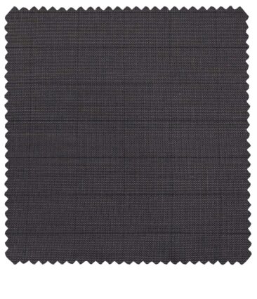 Raymond Men's Poly Viscose Unstitched Structured cum Checks Suiting Fabric (Dark Purple)