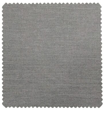 Raymond Men's Poly Wool Unstitched Self Design Suiting Fabric (Light Worsted Grey)