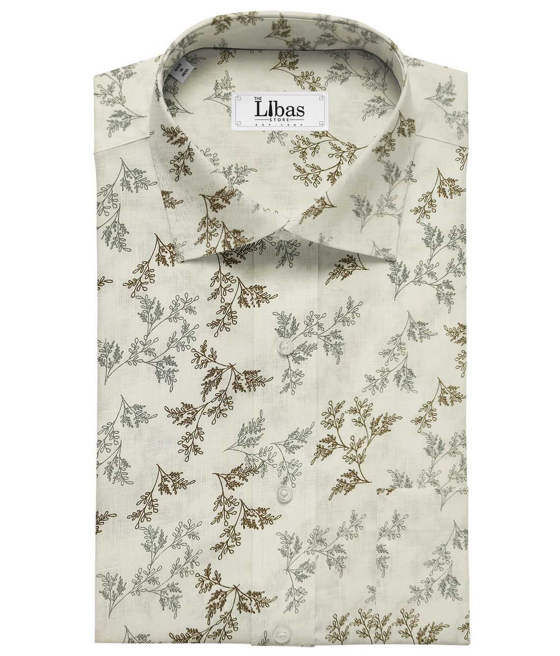 linen club unstitched shirt fabric