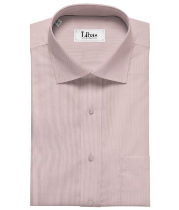 Birla Century Men's Cotton Structured 1.60 Meter Unstitched Shirt Fabric (Blush Pink)